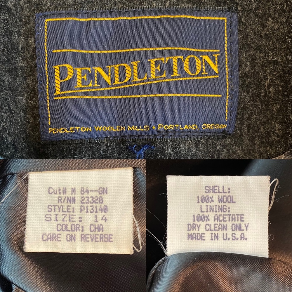 Pendleton Gray wool Coat - Picture 9 of 16